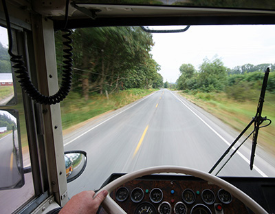 Bus window