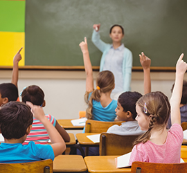 students in classroom