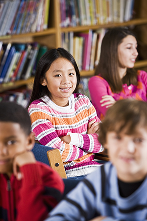 students in classroom