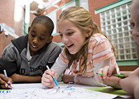 students in classroom