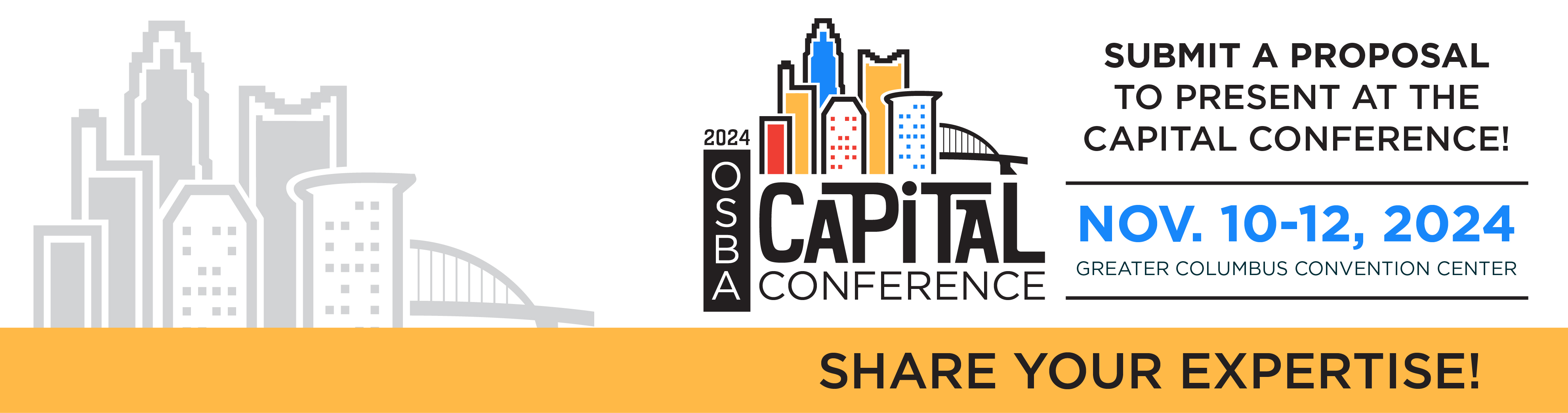 Share your expertise at the 2024 OSBA Capital Conference