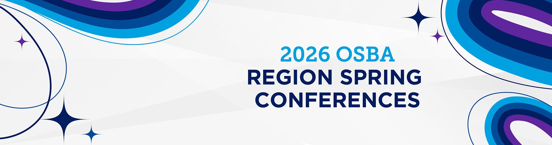 2026 OSBA region spring conferences
