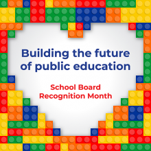 School Board Recognition Month 2021 logo